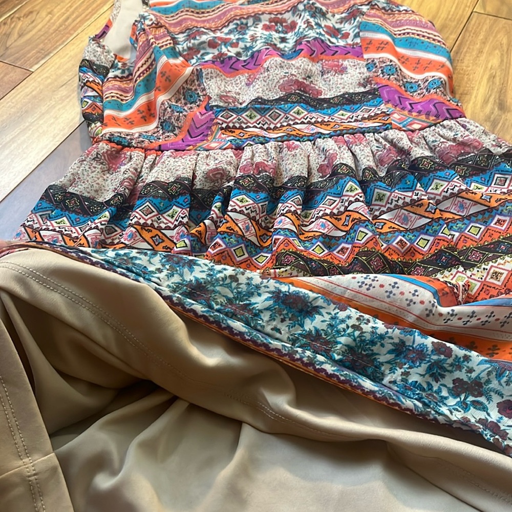 Patterned American Rag Dress - Picture 4 of 5